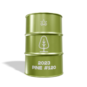 Premium pine terpene oil product bottle