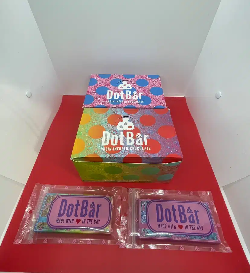 IMG_8750.jpeg DOT BAR MADE WITH LOVE IN THE BAY 100mg HASH ROSIN - Image 3