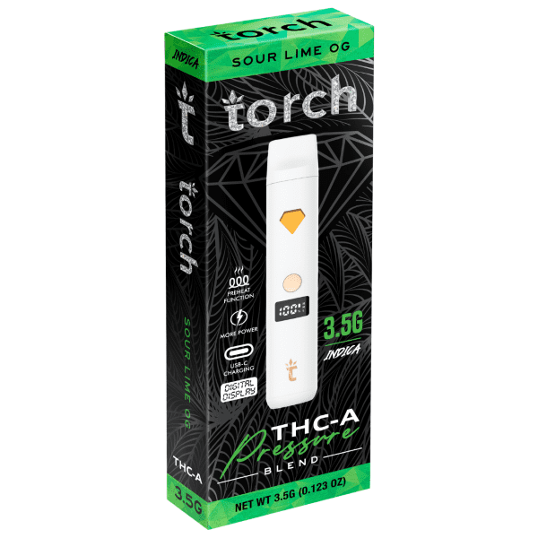 torch-pressure-thc-a-disposable-3.5g-sour-lime-og Pressure THC-A Disposable - Image 2