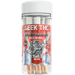 geek liquid diamond thc a pre rolls 2g (10ct
